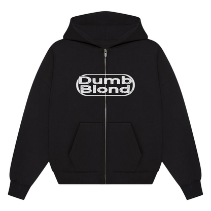 DUMB BLOND ZIP UP HOODIE